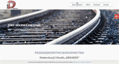 Desktop Screenshot of dekadex.eu